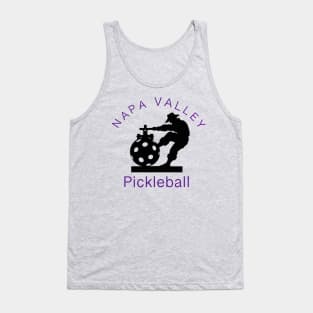 Napa Valley Pickleball Classic (crest + back) Tank Top